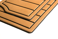 Tapis de sol de bateau synthétique en mousse eva Anti-UV, 1 mètre, en faux teck eva, tapis en vinyle écologique