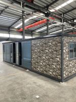 Conteneur extensible personnalisable de 30 pieds, structure en acier traditionnelle, conteneur facile à installer, maison en conteneur