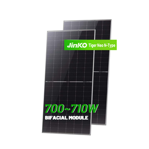 JINKO แผงเซลล์แสงอาทิตย์แบบโมโนไฟเสือนีโอ N ชนิด700วัตต์705วัตต์710W 715W 720W โมดูลใบหน้าโมโนคริสตัลไลน์ - Product Image 6