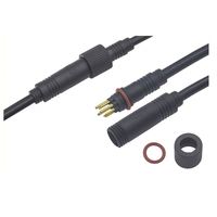 Connecteur électrique 9 broches, femelle et mâle, pour vélo électrique, connecteurs IP67, connecteur circulaire industriel M13