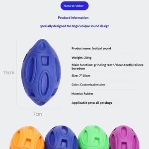 Jouet flottant couineur en caoutchouc naturel pour chien, durable et interactif, pour mâcheurs agressifs, jouet <span class=keywords><strong>de</strong></span> rapport pour petits et moyens chiens, usage quotidien - Product Image 3