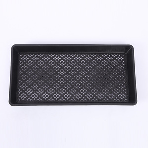 Plateau de semis rectangulaire en plastique PP épaissi, écologique, pour semis plats, <span class=keywords><strong>succulentes</strong></span>, pépinière, jardinage, semis, noir, 0-1L - Product Image 4
