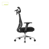 Chaise de bureau moderne confortable et ergonomique, réglable, avec dossier haut, pivotante, en maille, pour ordinateur