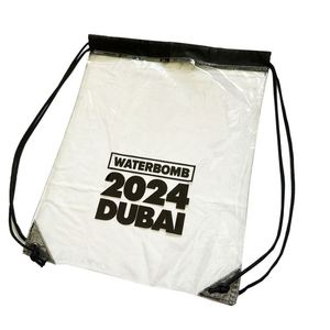 Bolsas Transparentes con Cordón Ajustable, para Estadio, Deportes, Gimnasio, Natación, Mochila Impermeable de PVC, Bolsa Transparente con Cordón para Playa - Product Image 5