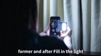 Lampe magnétique pour selfie compatible avec MagSafe IPhone, éclairage LED pliable pour anneau de remplissage de téléphone avec miroir