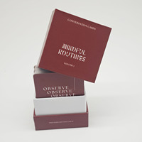 Carte de question adulte de haute qualité cartes à jouer jeux de cartes de conversation personnalisés pour les couples