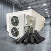 Certifié CE Hello River Installation facile Pompe à chaleur industrielle Déshydrater la machine Briquettes de charbon de bois Dessiccateur équipement PLC