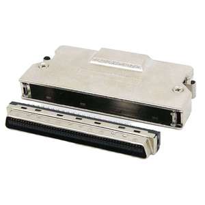 Conector HPCN de 100 pines, conector macho MDR de 100 pines, SCSI 100P macho, tipo IDC para soldar, carcasa exterior de aleación de zinc, conectores de alta resistencia con pestillo - Product Image 1
