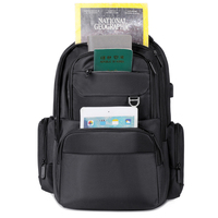 Sac à dos pour ordinateur portable imperméable grande capacité pour hommes, idéal pour les trajets quotidiens, parfait pour les étudiants du lycée et de l'université