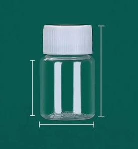 Xinrunjin ขวดพลาสติกเปล่าขนาดเล็กใสพร้อมฝาเกลียวขวดบรรจุอาหารเกรดกว้างแบบพกพา - Product Image 5