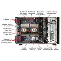 Serveur tour double socket ST650 V2, Intel Xeon 3e génération, serveur d'entreprise évolutif, station de travail, virtualisation, stockage
