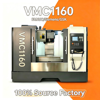 Machine VMC Spéciale Grande Taille à Vente Chaude VMC1160, Grande Table de Travail, Longue Course, Machine de Fraisage CNC 5 Axes Fanuc avec Certification CE