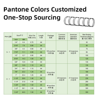 Anneaux métalliques à double boucle de différentes couleurs, pas de fil 3:1/2:1, compatibles avec les carnets, fournitures de bureau et scolaires, marque YPS, format A4/A5
