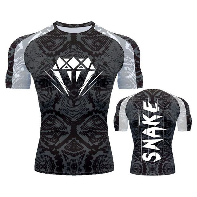 Wholesale Wushu Sanda Uniform Men's Long Sleeve Compression Shirt Stretch Sports Suit for MMA BJJ Cross Boxing Training