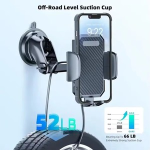 360 °   Soporte Universal para Teléfono Móvil con Ventosa para Parabrisas y Tablero de Auto, Compatible con iPhone 16 15 14, Samsung, Xiaomi - Product Image 5