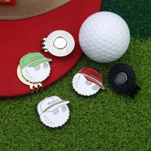 Manufacturer Custom Golf Ball Marker <b>Hat</b> Clip Creative Club Shape Magnetic Cap Clip Paint - Product Image 5