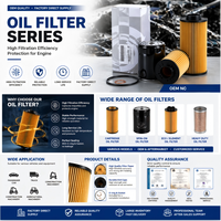 SH01-14-302A OEM/ODM Nuevo Filtro de Aceite de Alta Calidad para Diversos Modelos