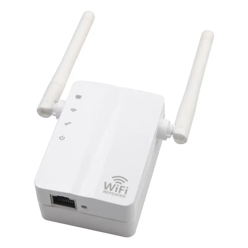 Repetidor WIFI de largo alcance, 300Mbps, 110V ~ 220V, con puerto LAN y antena externa