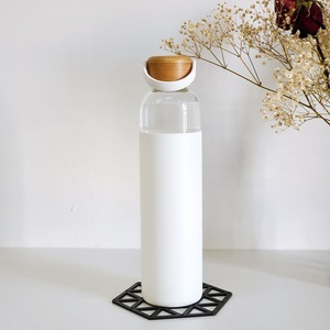 Bouteille d'eau en <span class=keywords><strong>verre</strong></span> borosilicaté sans bpa 750ml bouteille d'eau en silicone pour sodastream - Product Image 2