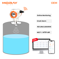 Moray ME6001R OEM 4G LoRaWAN IP66 Plateforme Gratuite Surveillance à Distance des Réservoirs de Carburant Transmetteur de Niveau Radar Sans Fil Capteur de Niveau d'Eau