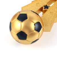 Trofeo deportivo de Resina de oro nuevo en forma de V Baloncesto Fútbol Elementos de voleibol Premio de trofeo de evento deportivo pintado