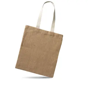 Bolsa de compras de yute JUHU, merchandising sostenible - Product Image 2