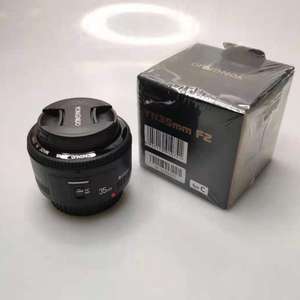 جيدة YONGNUO فتحة السيارات التركيز عدسات الكاميرا لكانون DSLR 600D 70D 60D 6D yn35 mm F2 واسعة زاوية رئيس عدسة 35 مللي متر عدسة جبل - Product Image 1