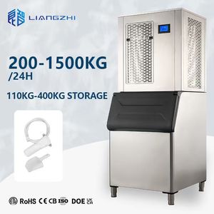 Machine à glace en écailles marine, prix usine, acier inoxydable 304, 200 kg-1,5T, compresseur, pompe à eau, usage commercial, eau salée, <span class=keywords><strong>poisson</strong></span> - Product Image 2