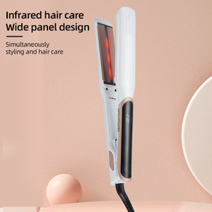 <span class=keywords><strong>Lisseur</strong></span> de <span class=keywords><strong>cheveux</strong></span> infrarouge professionnel 2 en 1, fer à lisser avec écran LCD numérique 130-230 ℃   Styler à <span class=keywords><strong>cheveux</strong></span> ondulés PTC à chauffage rapide <span class=keywords><strong>pour</strong></span> salon - Product Image 1