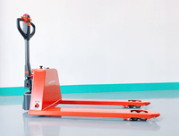 Chariot élévateur à palettes électrique en acier de 2000 kg avec batterie au lithium, chariot élévateur à palettes entièrement électrique, hauteur de levage de 190 mm