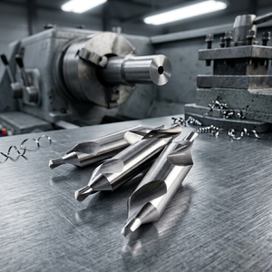 2026-Center <b>Drill</b> <b>Bit</b> Set 60 Degrees 5mm Straight Power Tool Steel Metal Drilling Lathe Metalworking - Product Image 1