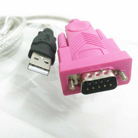 Cable USB 2.0 a Puerto Serie RS232 de 1.5M, Carga Rápida de 3A, Material de Cobre Puro, Cubierta de PVC, Blindaje Trenzado para Uso con Cámara y Computadora