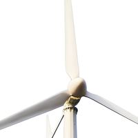 Éolienne de 20 kW pour système hybride solaire, démarrage à 2,5 m/s, 3 pales en FRP, 220 V 380 V, PMSG, IP54, alimentation 24/7