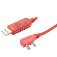 Striver-Chaqueta de PVC con conductor de cobre, USB, con cable de frecuencia de lectura y programación Walkie-Talkie para Baofeng K2