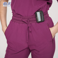 Ensemble de blouses et pantalons de travail multicolores, haute élasticité, doux, pour femmes, uniforme clinique, blouses et pantalons de travail pour salon de beauté, spa
