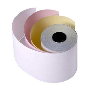 Papel Autocopiativo de Pulpa Virgen de Color Rosa/Amarillo/Verde, 48-62 g/m², CF/CFB/CB, Papel Sin Carbón/Papel NCR - Product Image 4