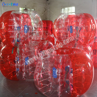 Ballon de football à bulles gonflable pour adultes, en PVC, certifié CE, taille personnalisable, équipement de divertissement aquatique Bostyle