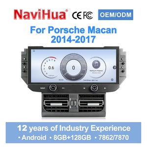 Navihua New Design 12.3 Inch Android 13 Multimedia Stereo Radio Head <b>Auto</b> Carplay Monitor Car Player for Porsche Macan 2014-2017 - Product Image 1