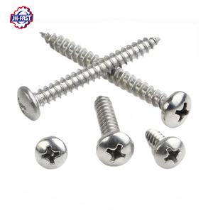 Cabezal de arandela de sartén Phillips Cross Torx personalizado autorroscante SS 304 tornillo autorroscante negro m2 m2.5 tornillo de formación de rosca de cabeza de sartén - Product Image 1