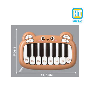 Gros dessin animé clochette électronique minuscule instrument de musique en plastique pour enfants jouet de <span class=keywords><strong>piano</strong></span> de type basse - Product Image 4