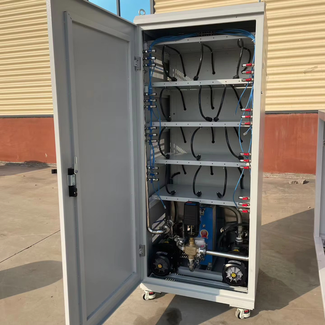 70KW Water Cooling System 12 Machines Liquid Cooling Cabinet CE Certified High Efficiency Thermal Solution GPU Computer Case