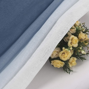 Bindi Ombre rideaux filtrants de lumière rideaux tissu fenêtre nuances panneau Faux lin dégradé Semi Voile <span class=keywords><strong>rideau</strong></span> - Product Image 6