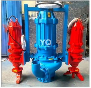 High Chromium Alloy Large Flow Sand Pumping Electric Dirty River Sand Suction <b>Pump</b> <b>Submersible</b> Slurry <b>Pump</b> - Product Image 1