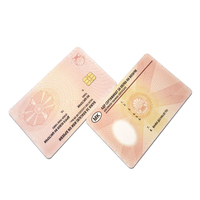 RFID Contact Chip 4442 Wasserdichte Kunststoff-Magnet karte Benutzer definierte Druck-PVC-Karte