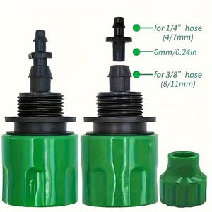 Raccords de tuyauterie à connexion rapide 7,5 cm, adaptateur de tuyau d'arrosage en plastique pour tuyau flexible, installation facile - Product Image 2