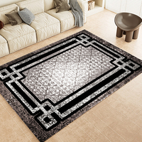 Tapis en velours cristal haute densité fait main, doux, épais, antidérapant, adapté aux animaux domestiques, pour la décoration de la maison et de la chambre