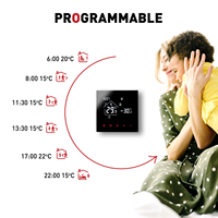 Beok zigbee thermostat d'ambiance numérique à écran tactile pour système de chauffage