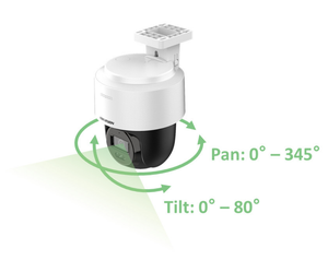 Caméra PT miniature intelligente <span class=keywords><strong>Hikvision</strong></span> 4MP avec éclairage hybride, extérieure, IP66, suivi automatique des personnes, micro et haut-parleur intégrés, Hik-Connect - Product Image 2