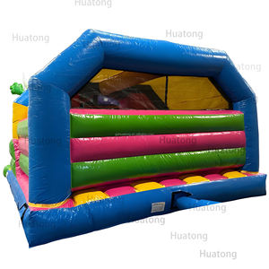 Château gonflable PVC pour fête en plein air, double piste, trampoline gonflable, toboggan gonflable, trampoline gonflable - Product Image 5
