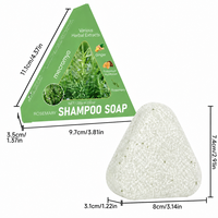 Shampoing Solide Artisanal Anti-Chute au Son de Riz Fermenté, Fortifiant et Volumisant, pour Traitement des Cheveux Abîmés, Fins et Fragiles